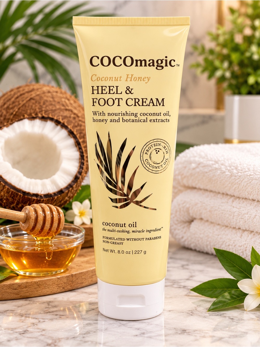 Magic Coconut Honey Heel & Foot Cream - Yellow